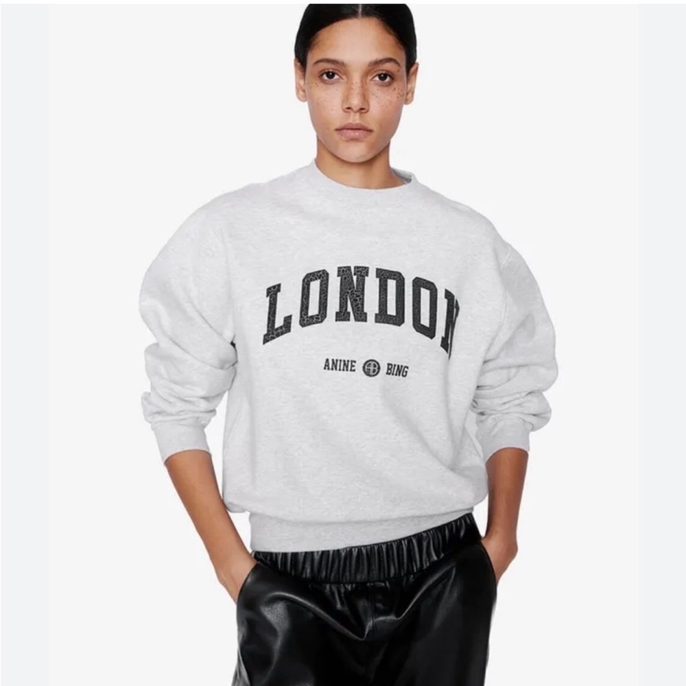 Anine Bing University London Sweatshirt Medium